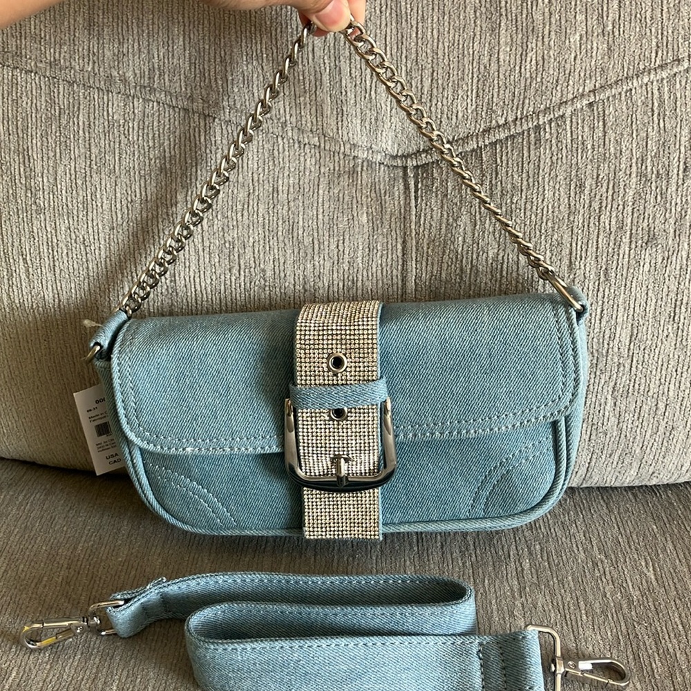 Claire’s Blue Denim Shoulder Bag - Picture 11 of 17